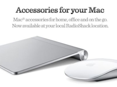 RadioShack introduced accessories for Mac